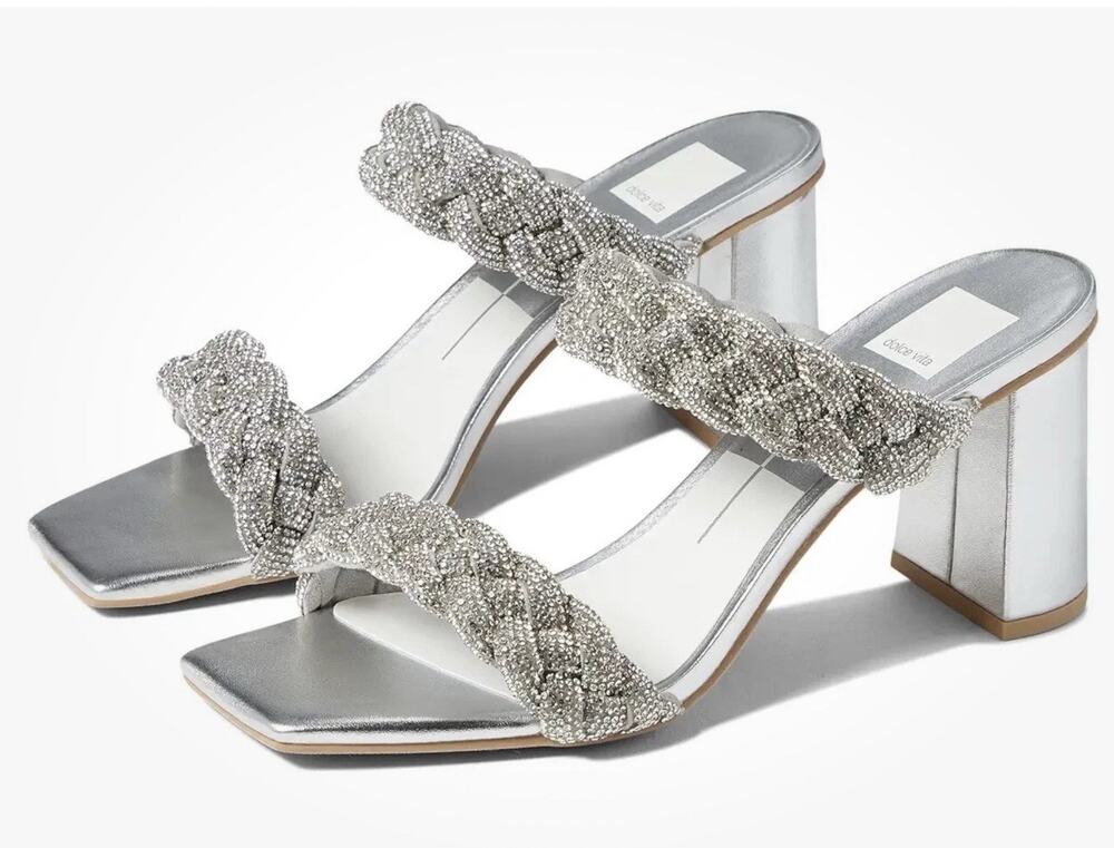 Dolce Vita Women's Paily Rhinestone Crystal Rhinestone Size 6 New